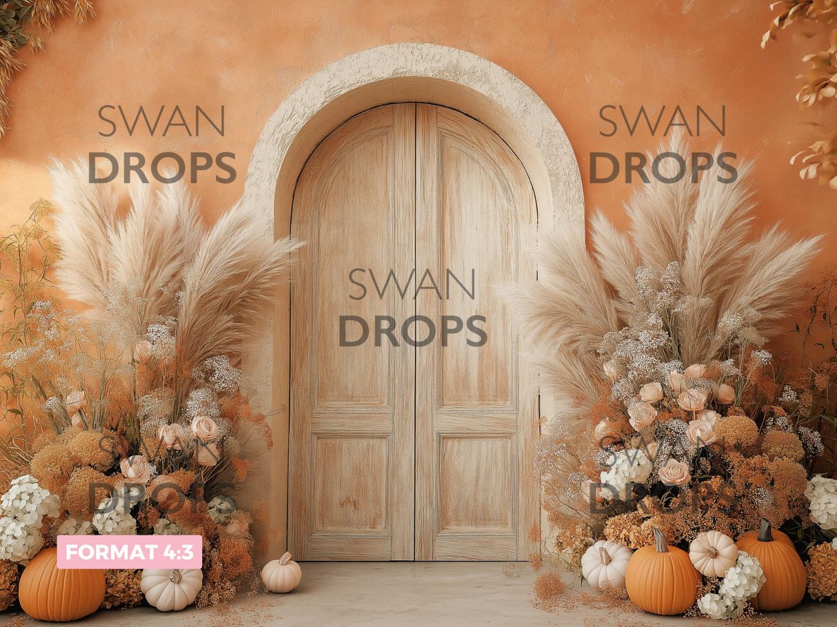 Fond photo Porte d’Automne Swan Drops