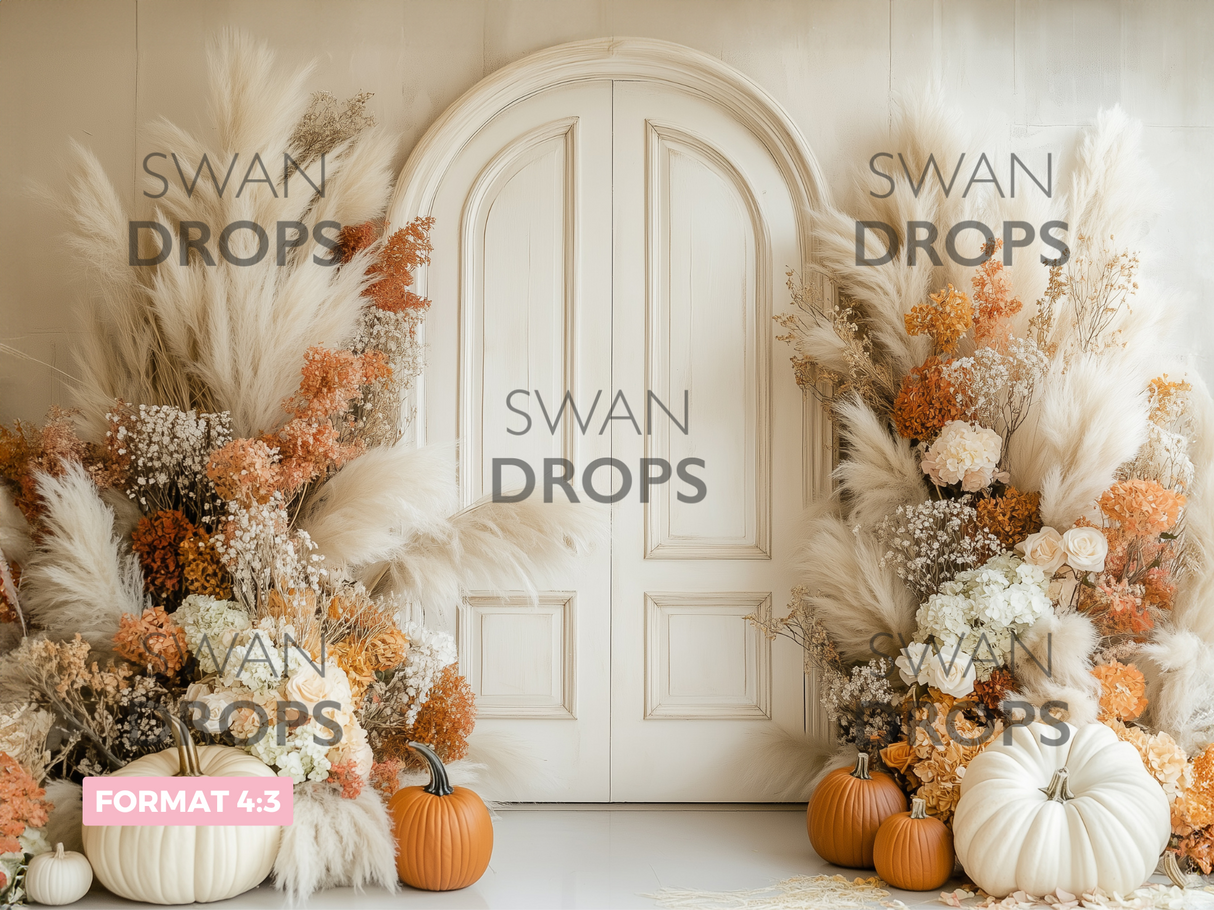 Fond photo Éclat d’Octobre Swan Drops