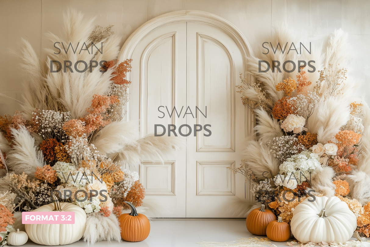 Fond photo Éclat d’Octobre Swan Drops
