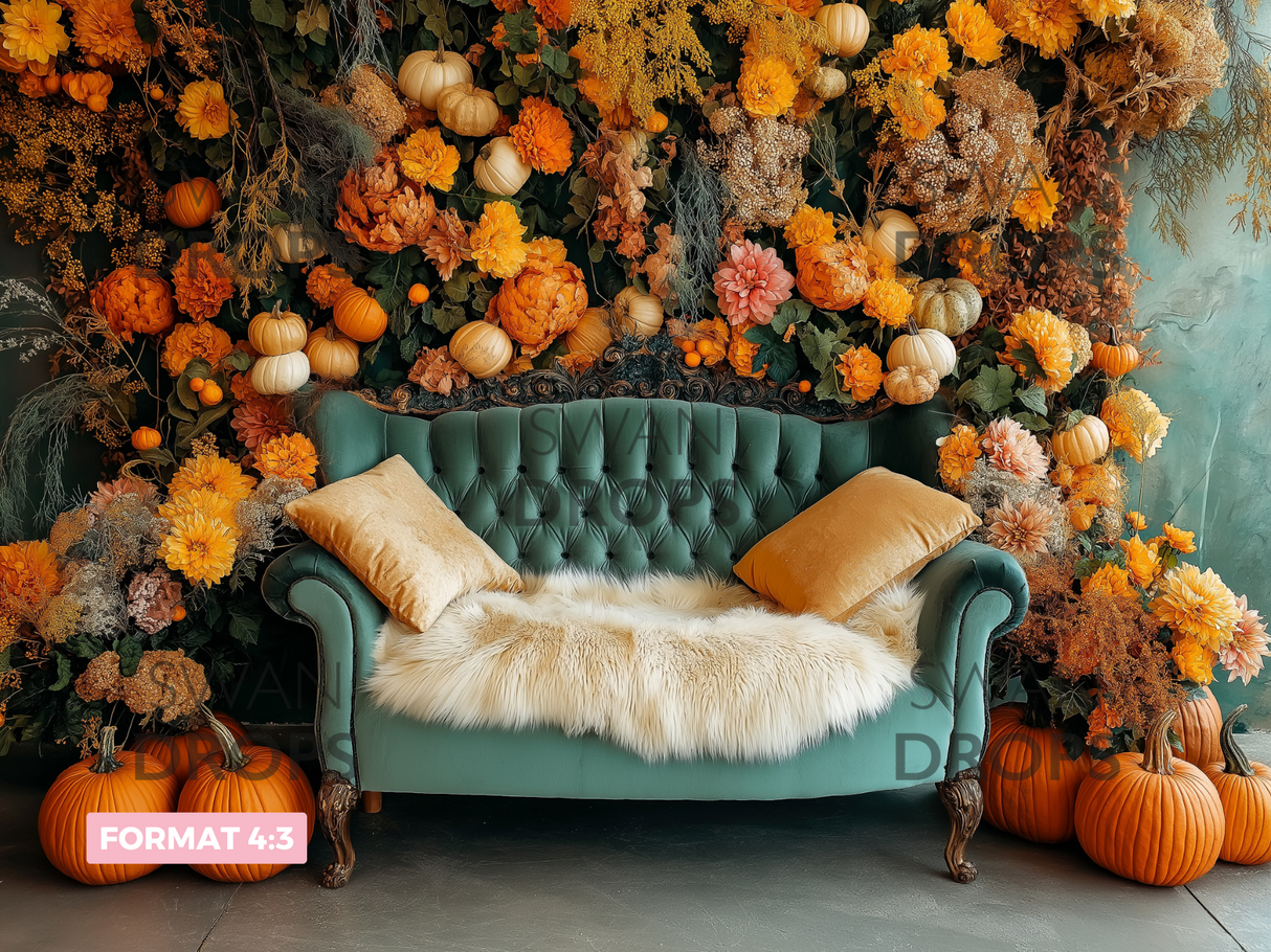 Fond photo Citrouille Dorée Swan Drops