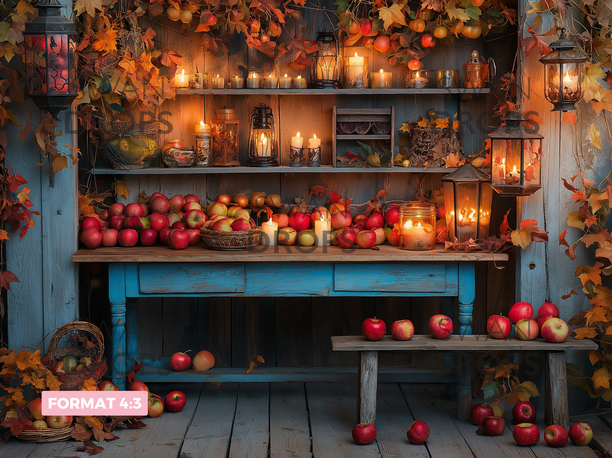 Fond photo Marché des Pommes Swan Drops