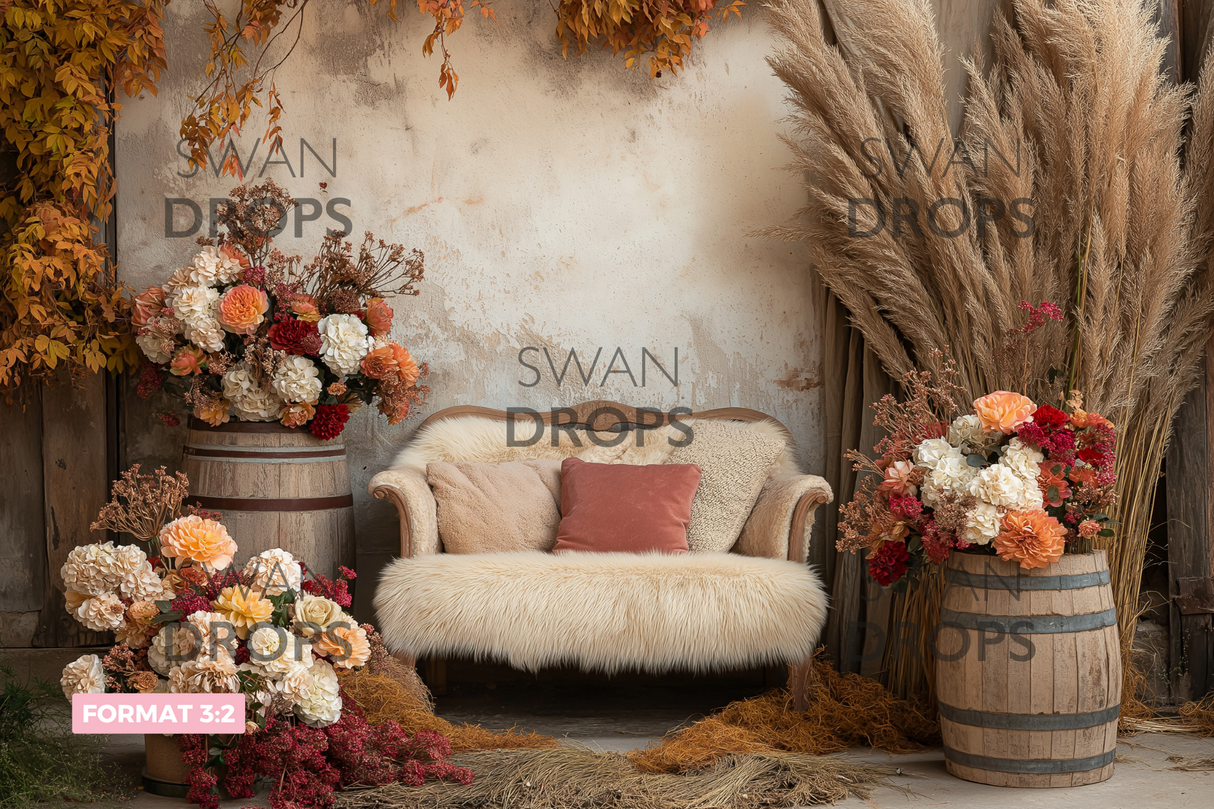 Fond photo L’Atelier Bohème Swan Drops