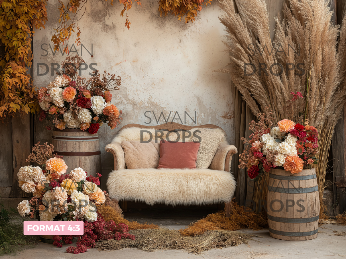 Fond photo L’Atelier Bohème Swan Drops