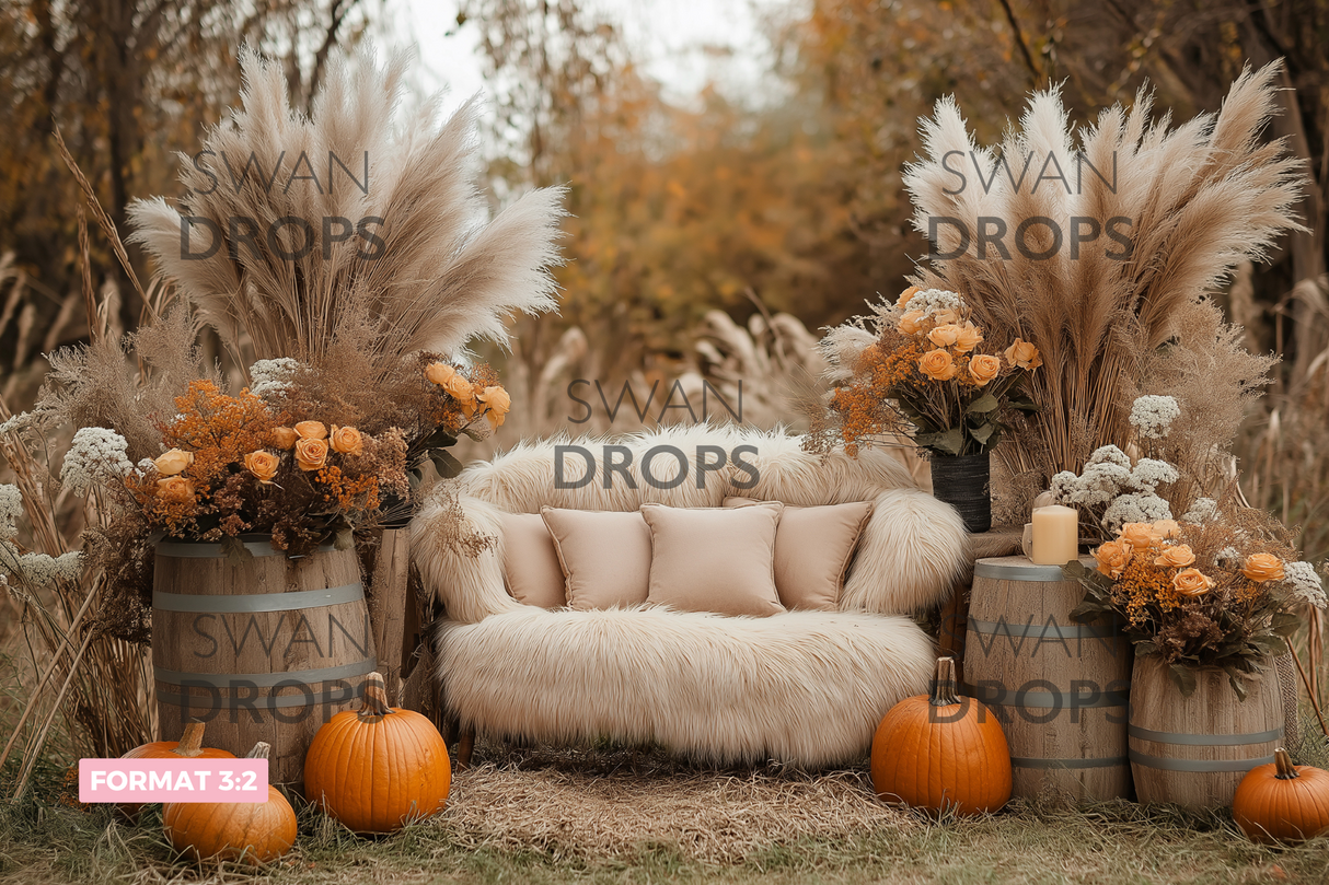 Fond photo Champ de Velours Swan Drops