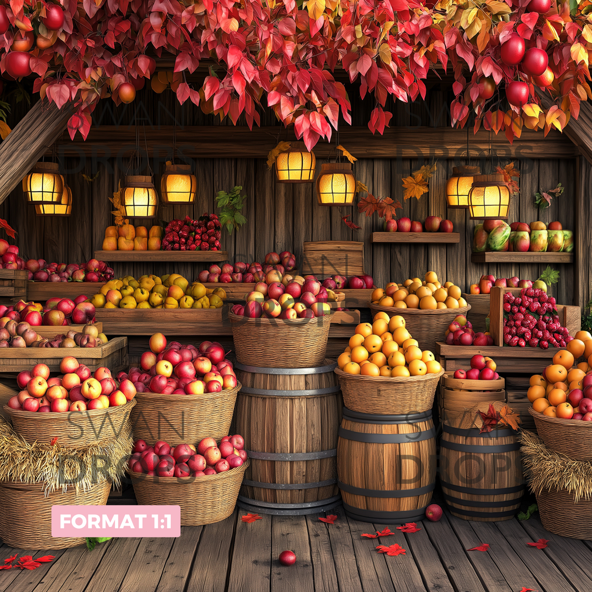 Fond photo Le Comptoir des Fruits Swan Drops