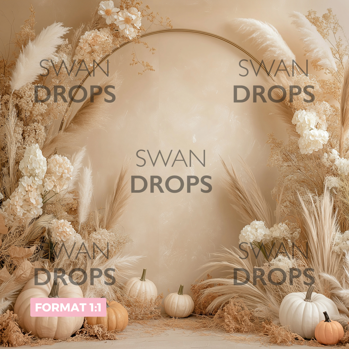 Fond photo Lune d’Amande Swan Drops