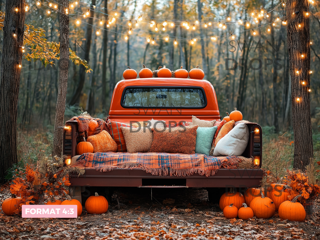 Fond photo Pumpkin Truck Swan Drops