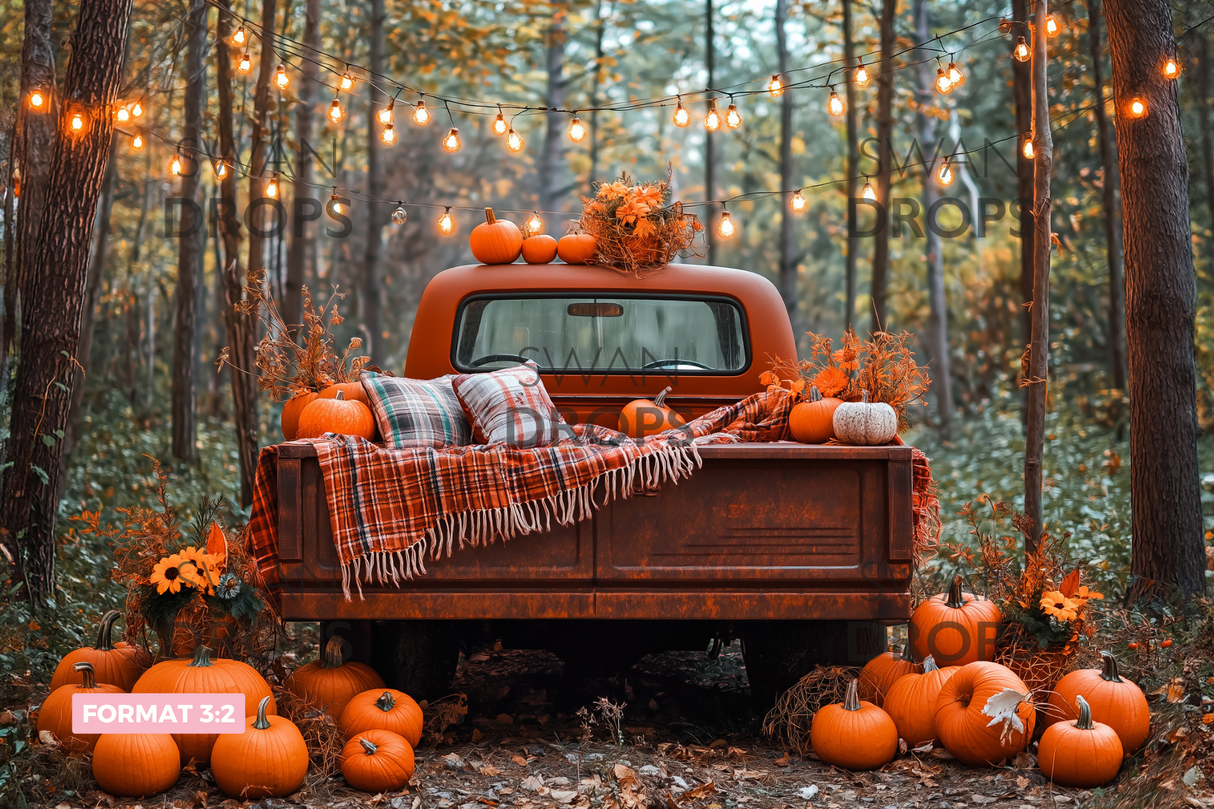 Fond photo Feuilles & Carrosserie Swan Drops