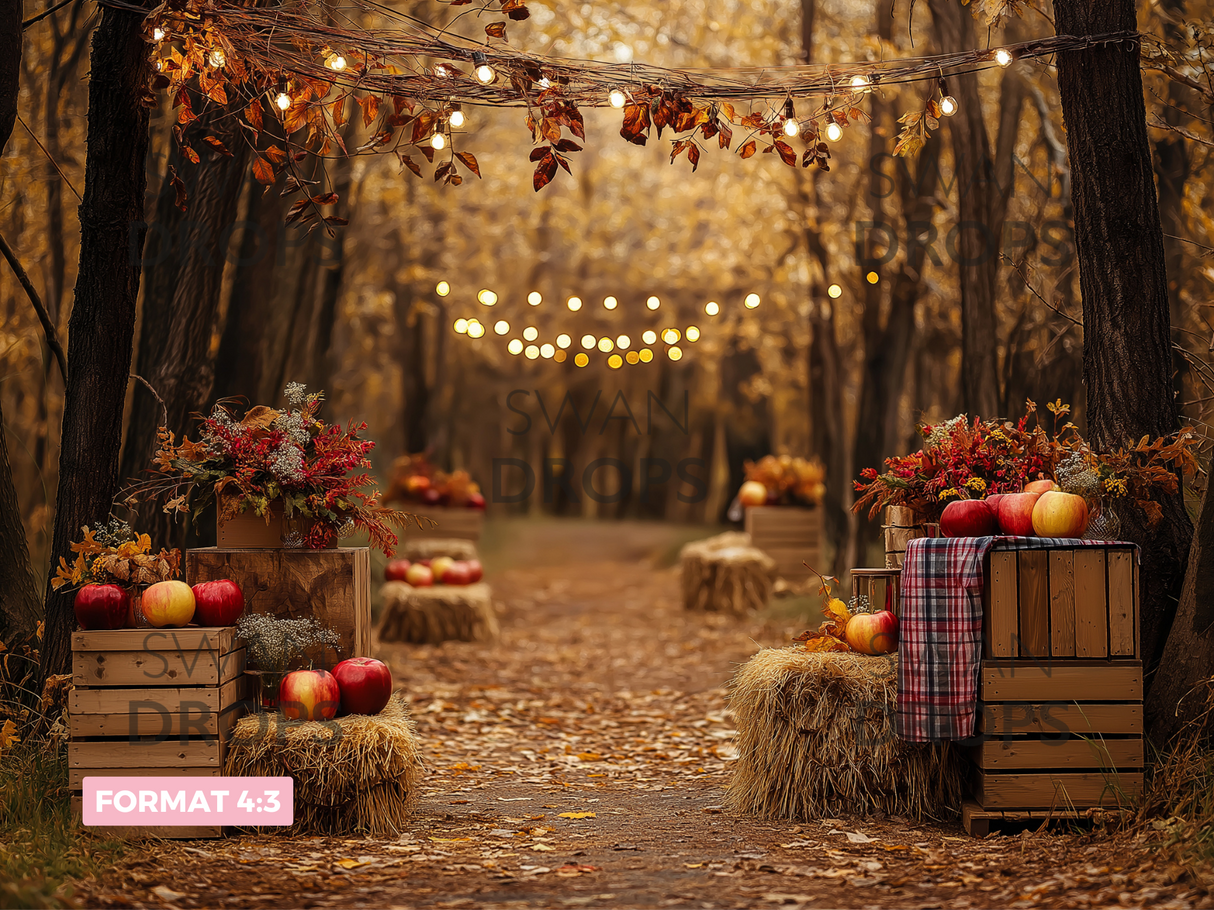 Fond photo Chemin d’Érables Swan Drops