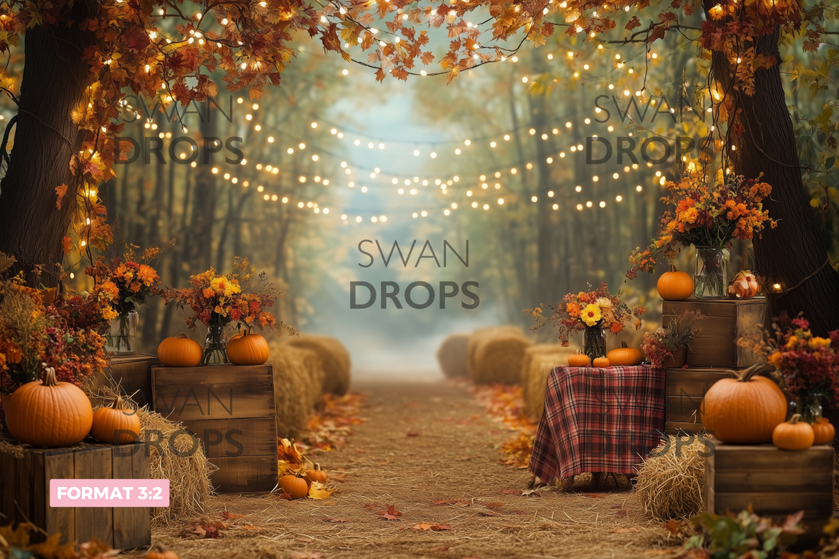 Fond photo Brume Dorée Swan Drops