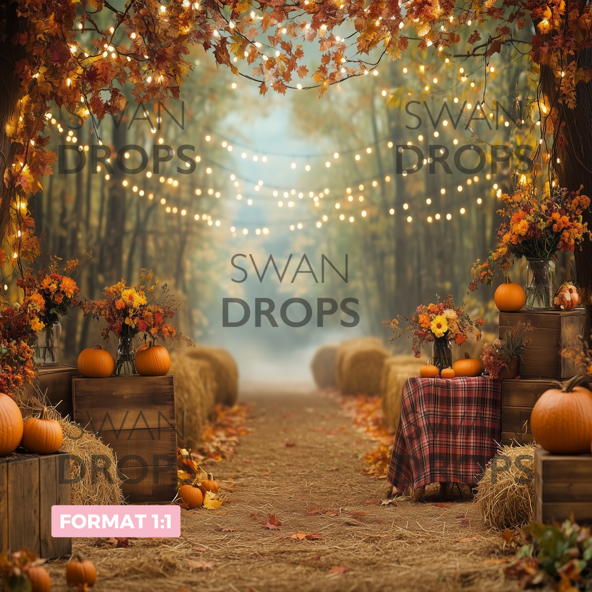 Fond photo Brume Dorée Swan Drops