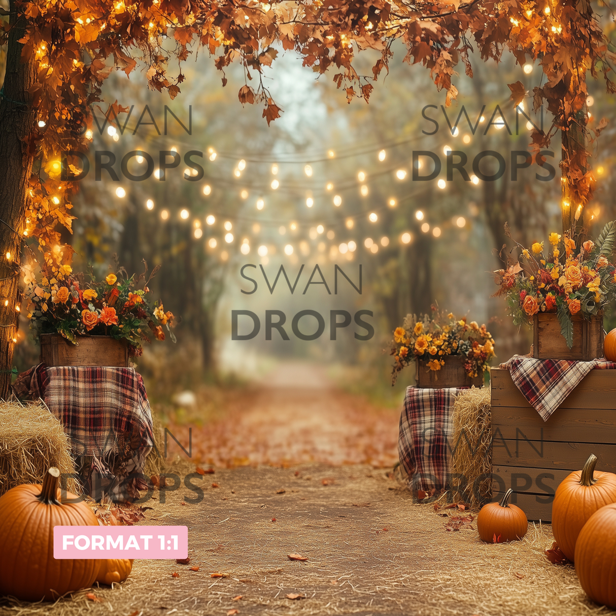 Fond photo Cœur de Saison Swan Drops