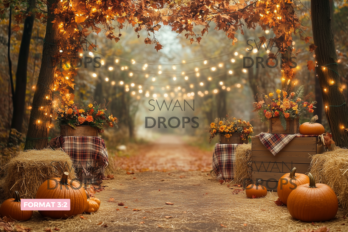 Fond photo Cœur de Saison Swan Drops