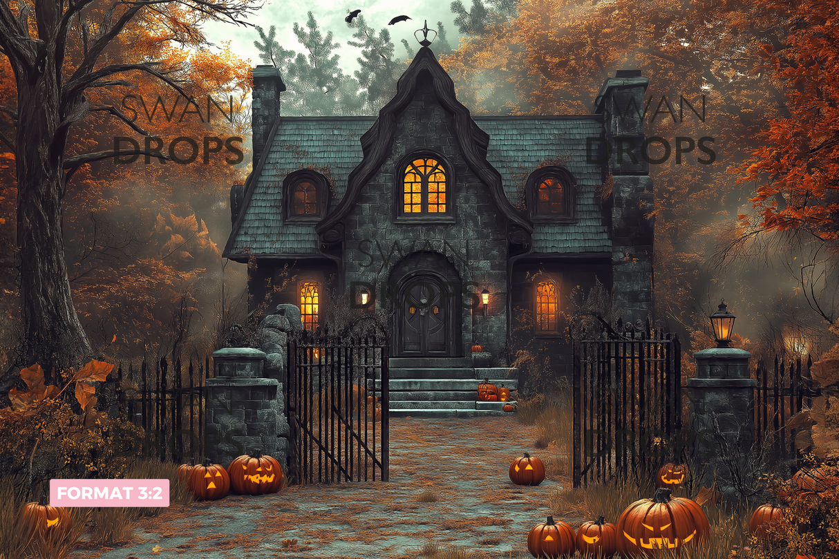 Fond photo Manoir Maudit Swan Drops