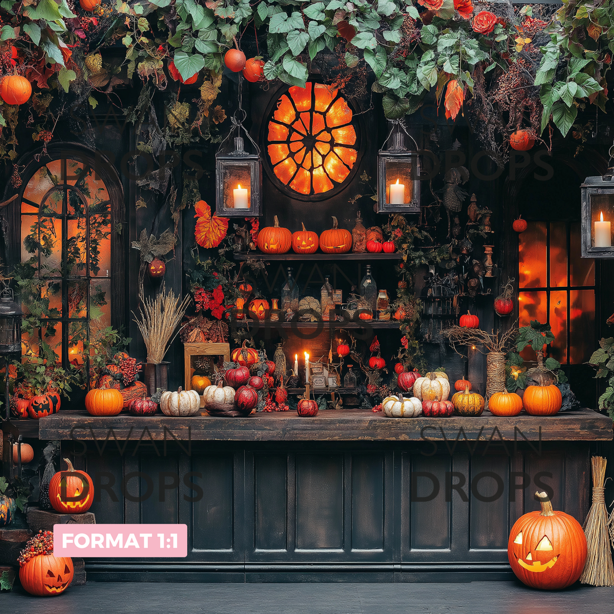 Fond photo L’Atelier de Minuit Swan Drops