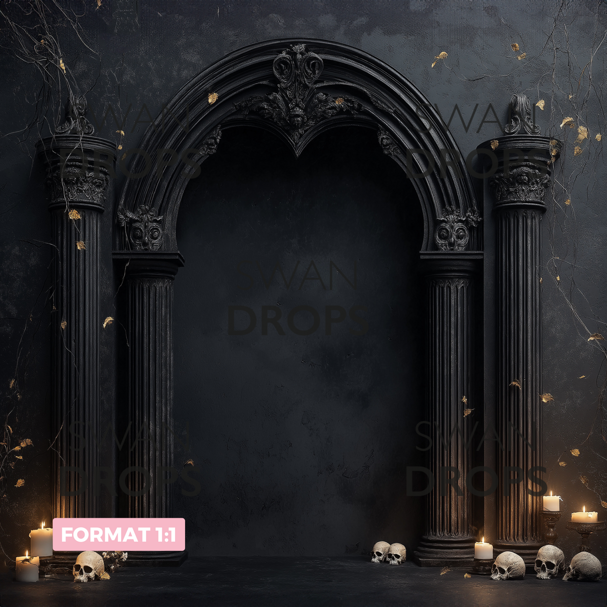 Fond photo Le Portail des Ombres Swan Drops