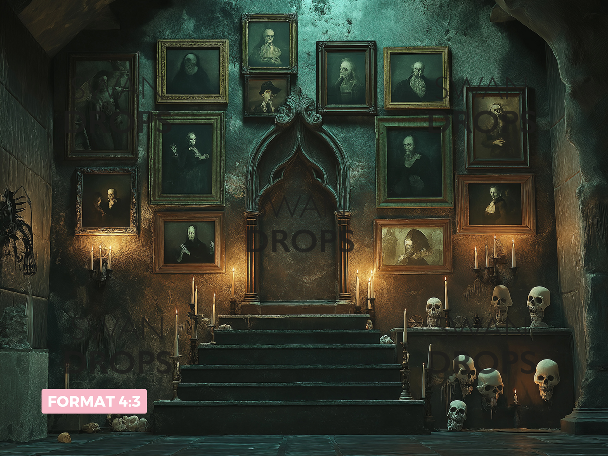 Fond photo La Salle des AncĂȘtres Swan Drops