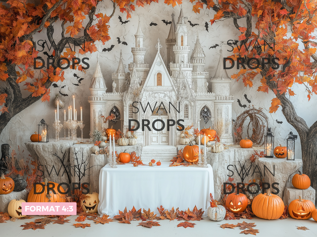 Fond photo Château Ensorcelé Swan Drops