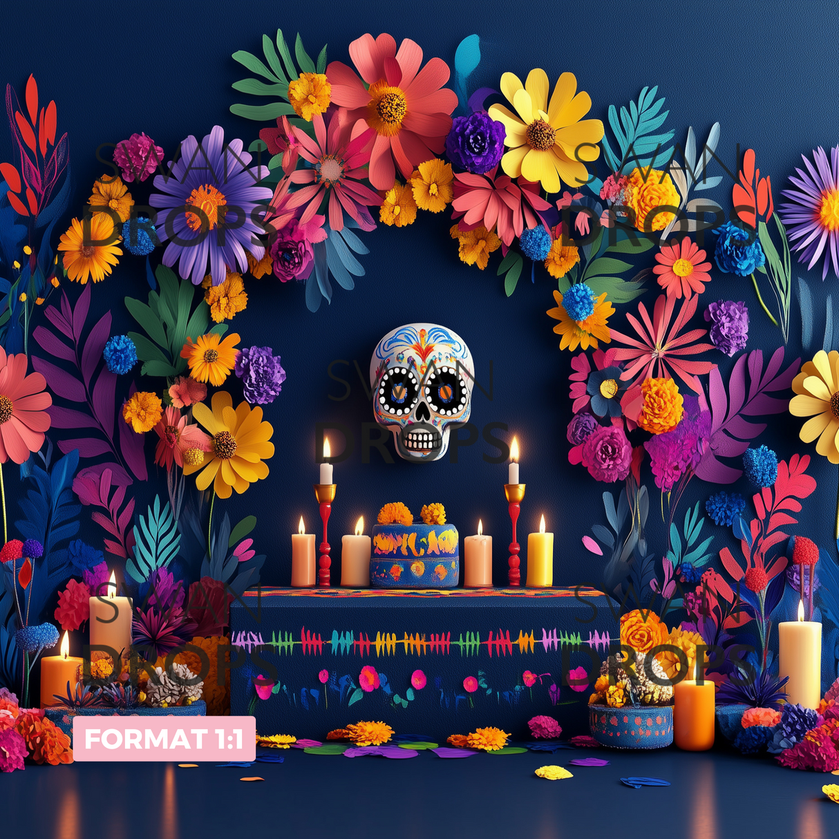 Fond photo Lumières de la Mémoire Swan Drops