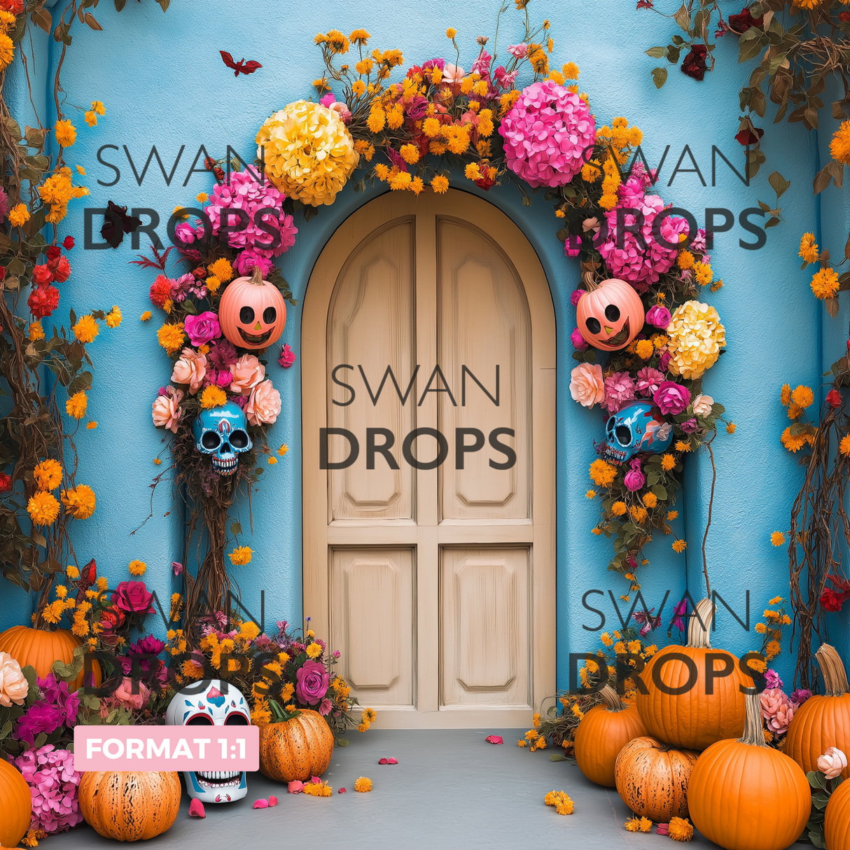 Fond photo La Fiesta de los Espíritus Swan Drops