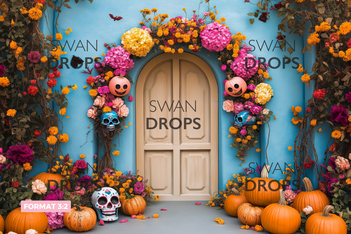 Fond photo La Fiesta de los Espíritus Swan Drops