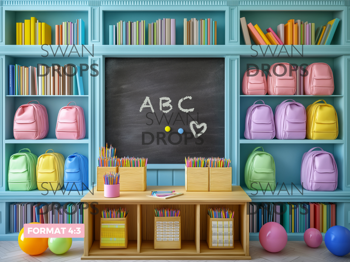 Fond photo Back to Class Swan Drops