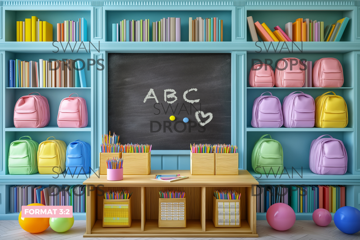 Fond photo Back to Class Swan Drops