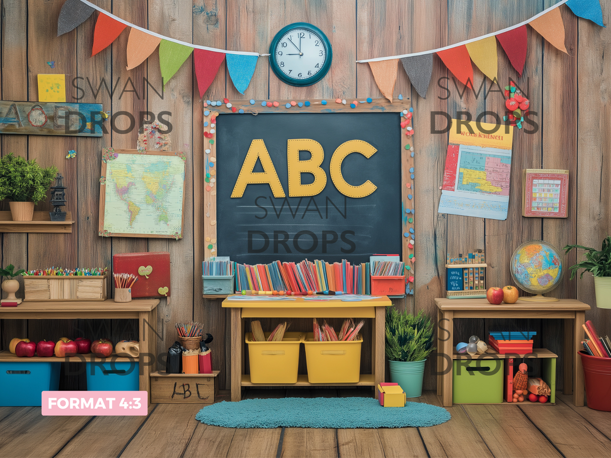 Fond photo ABC Festif Swan Drops