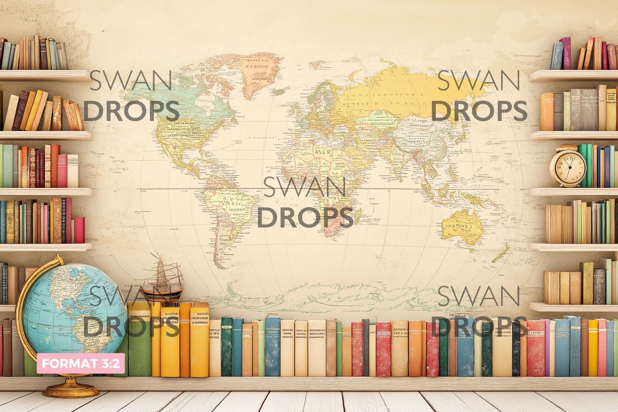 Fond photo Pastel Study Swan Drops