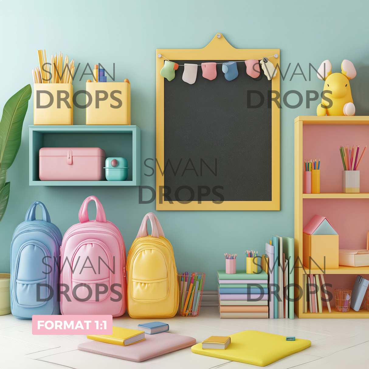 Fond photo Petits Sacs et Grandes Idées Swan Drops