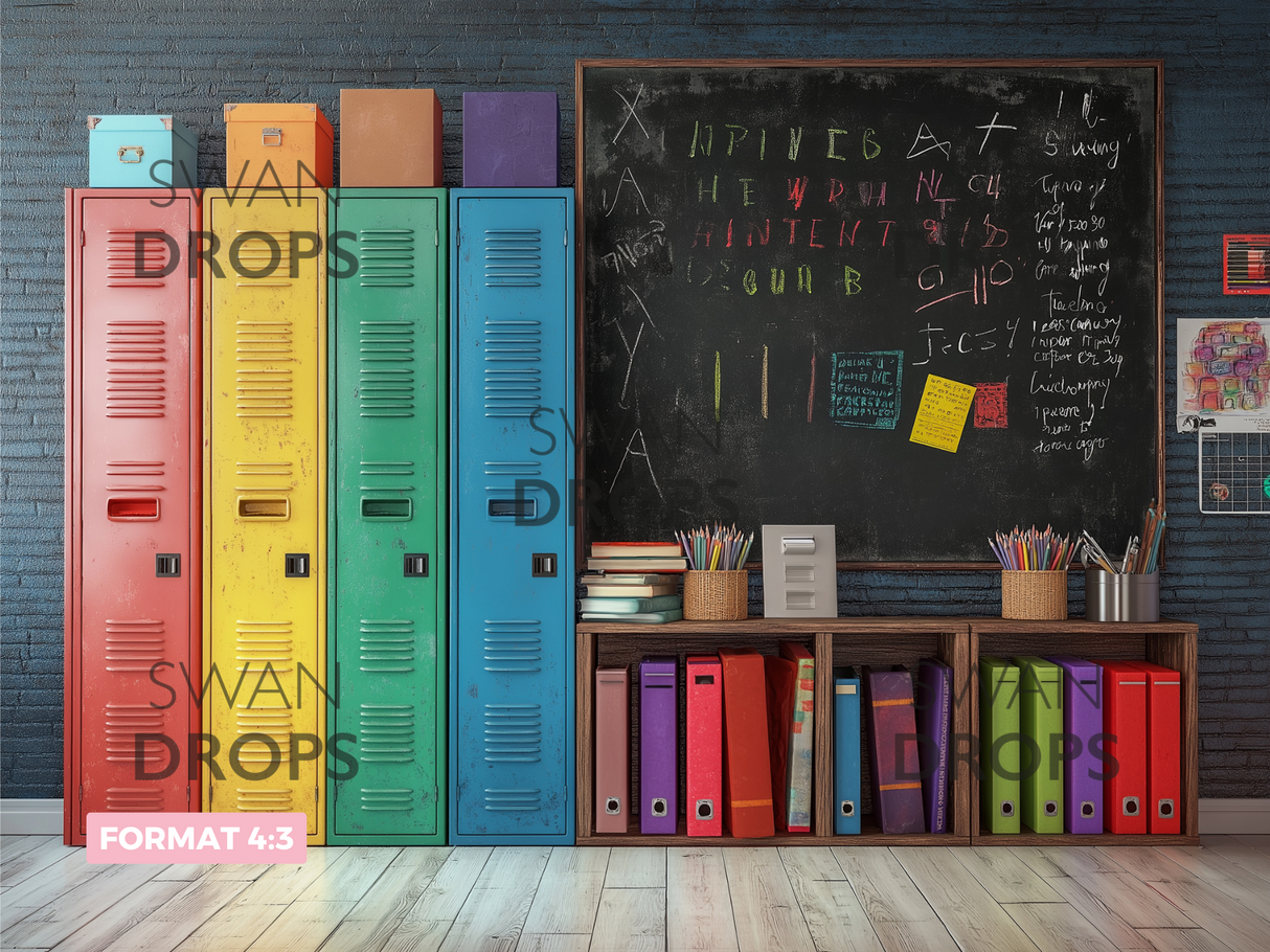 Fond photo Organisation colorée Swan Drops