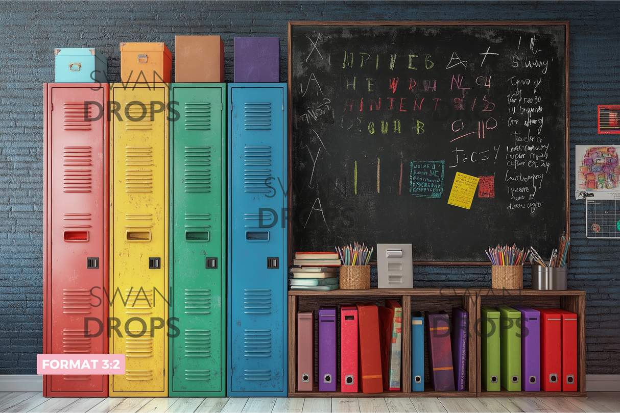 Fond photo Organisation colorée Swan Drops