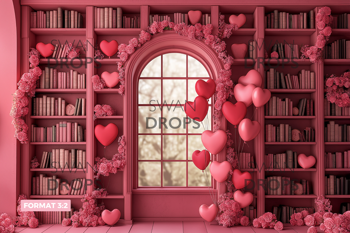 Fond photo Ballons d’Amour Swan Drops