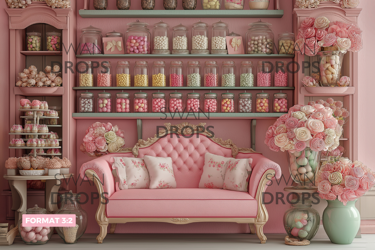 Fond photo Rosa Douceur Swan Drops