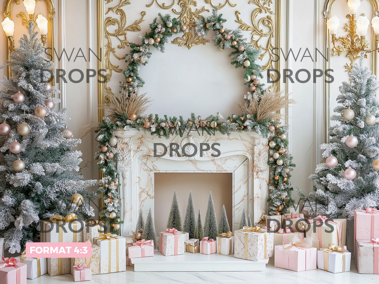 Fond photo Palais givré Swan Drops