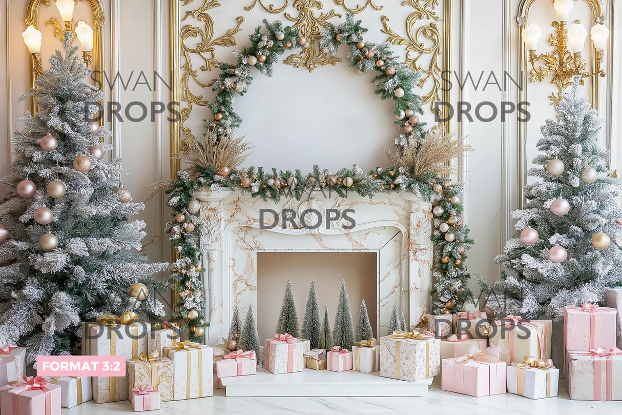 Fond photo Palais givré Swan Drops