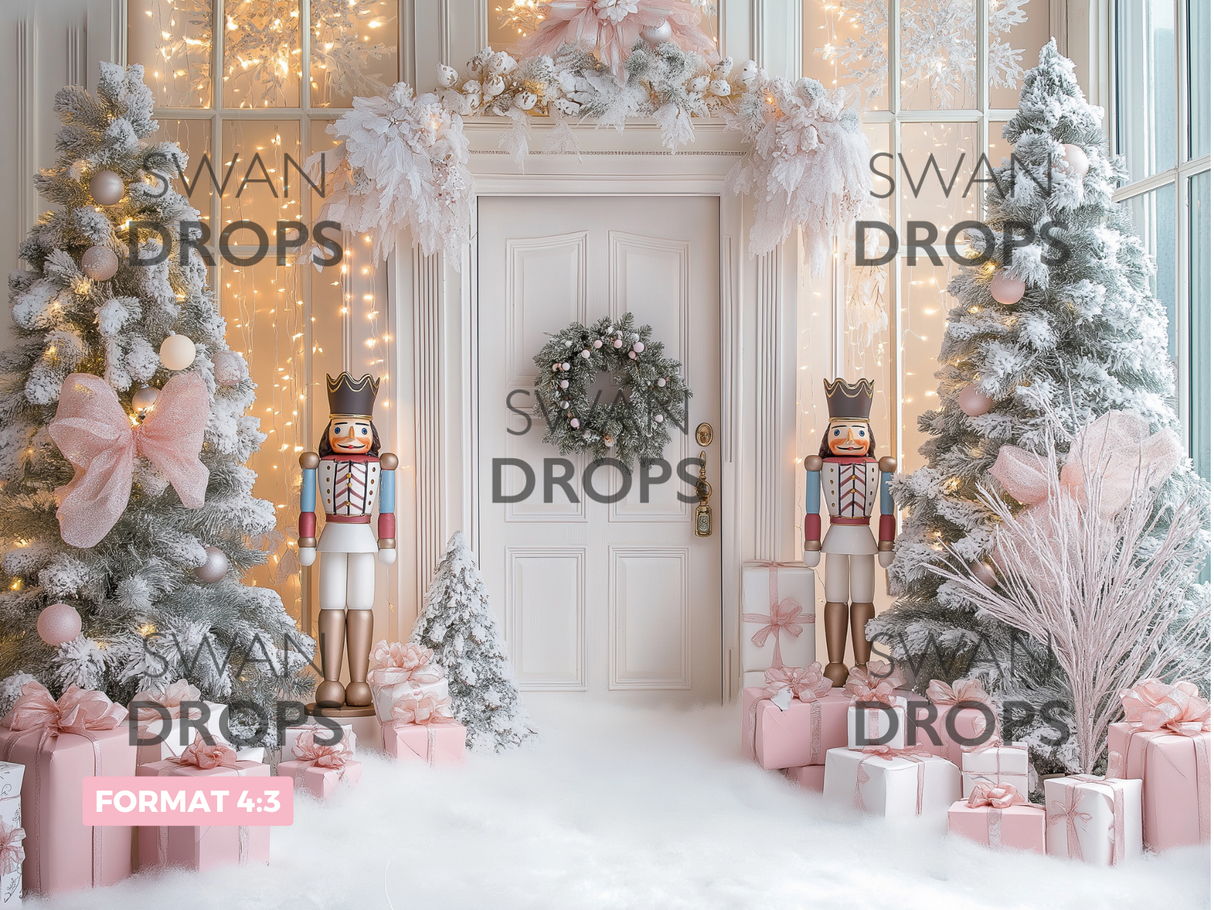 Fond photo Maison Gingerbread Swan Drops