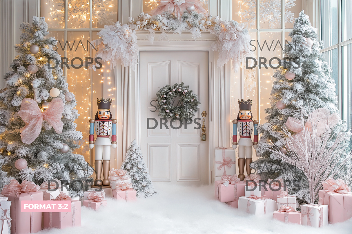 Fond photo Maison Gingerbread Swan Drops