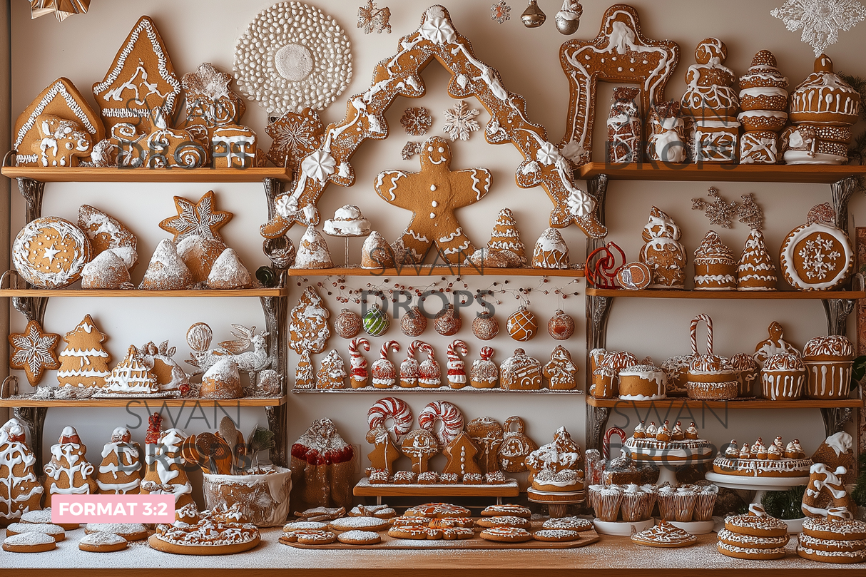 Fond photo Royaume sucré Swan Drops