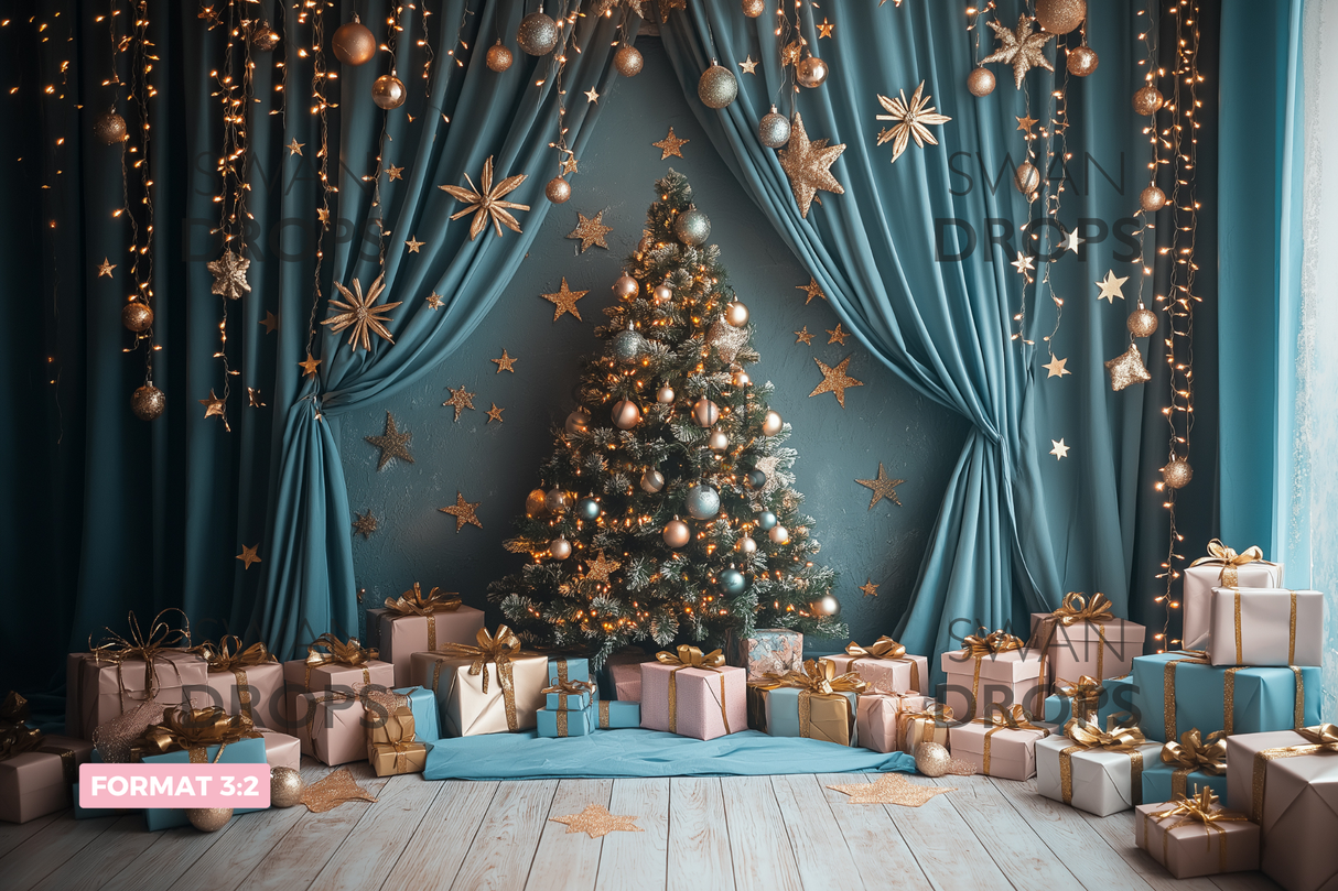 Fond photo Scène étoilée Swan Drops