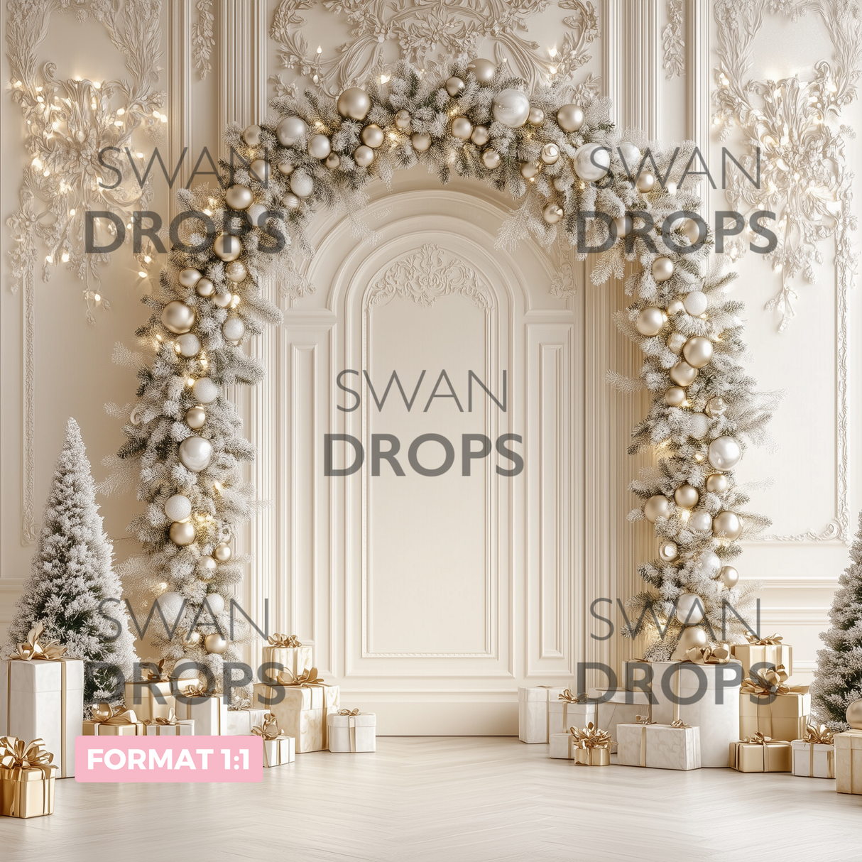 Fond photo Arche royale Swan Drops