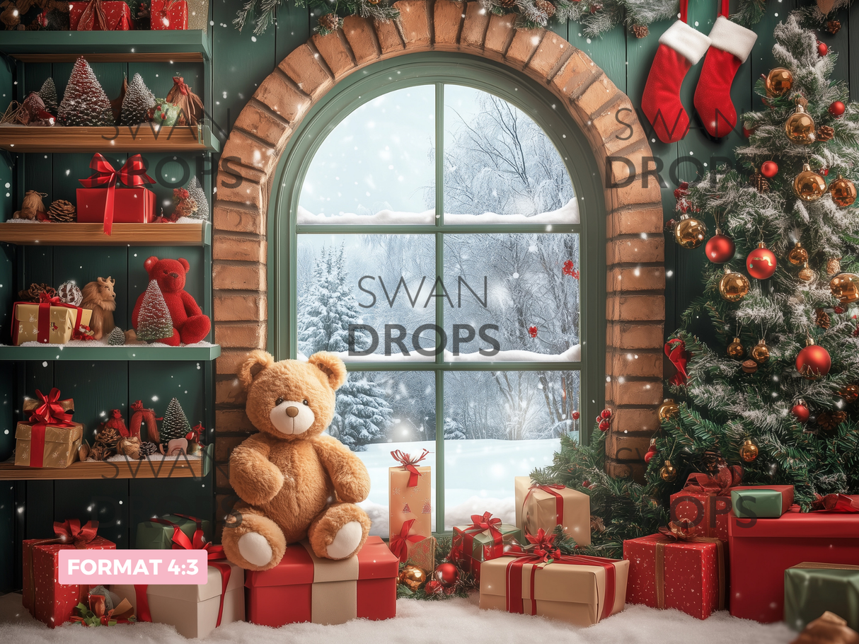 Fond photo FenĂȘtre aux merveilles Swan Drops