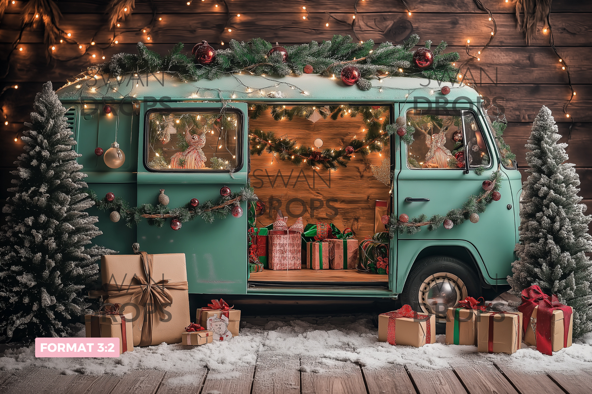 Fond photo Van féerique Swan Drops