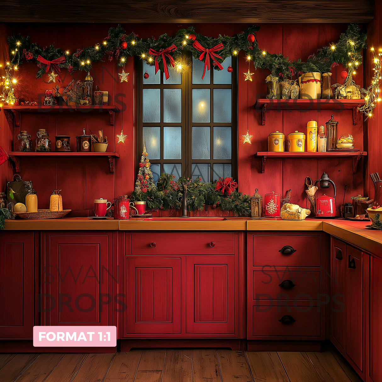 Fond photo Cuisine enchantée Swan Drops