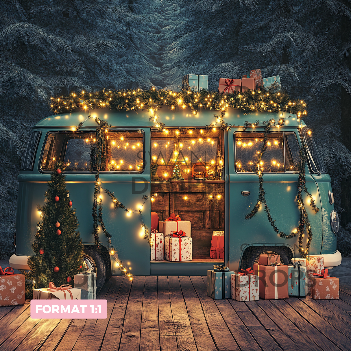 Fond photo Lumières nomades Swan Drops