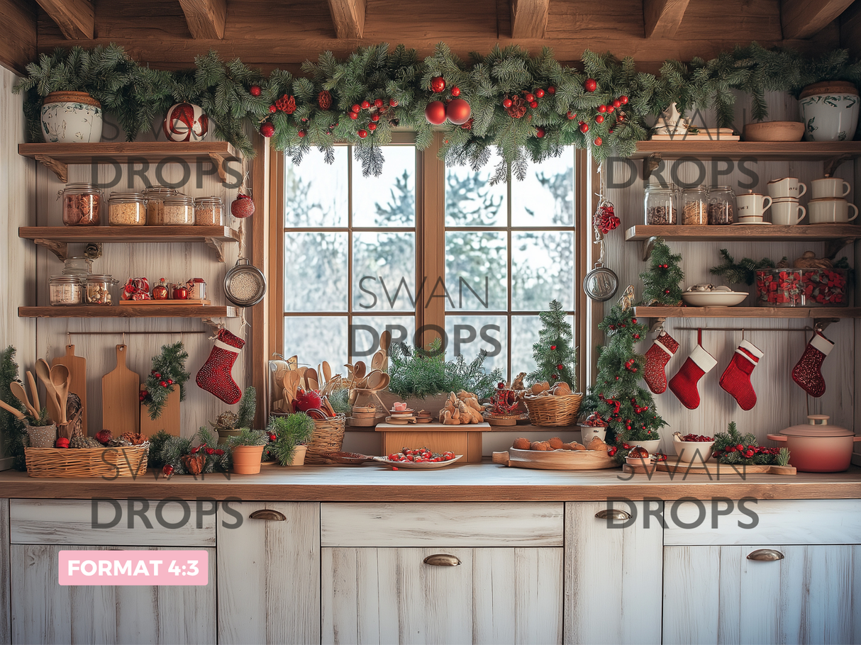 Fond photo Douceurs du chalet Swan Drops