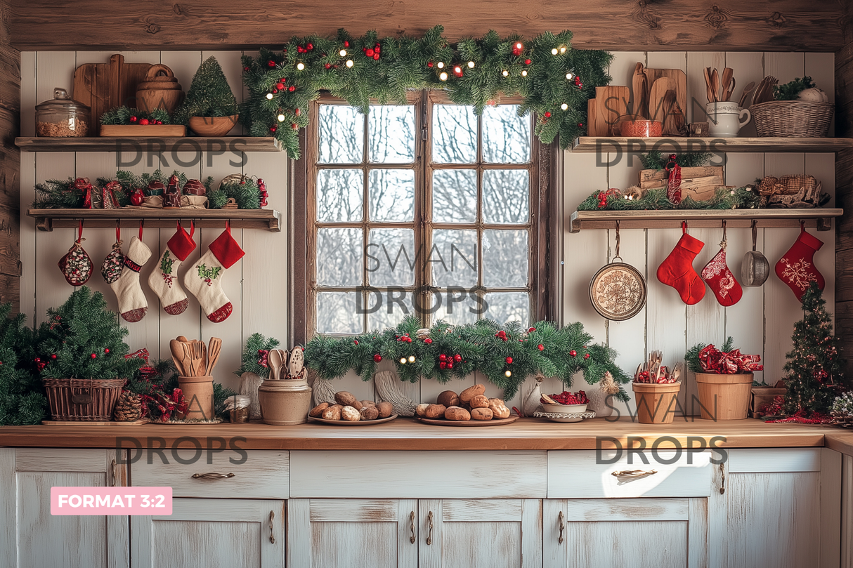 Fond photo Saveurs de fĂȘte Swan Drops