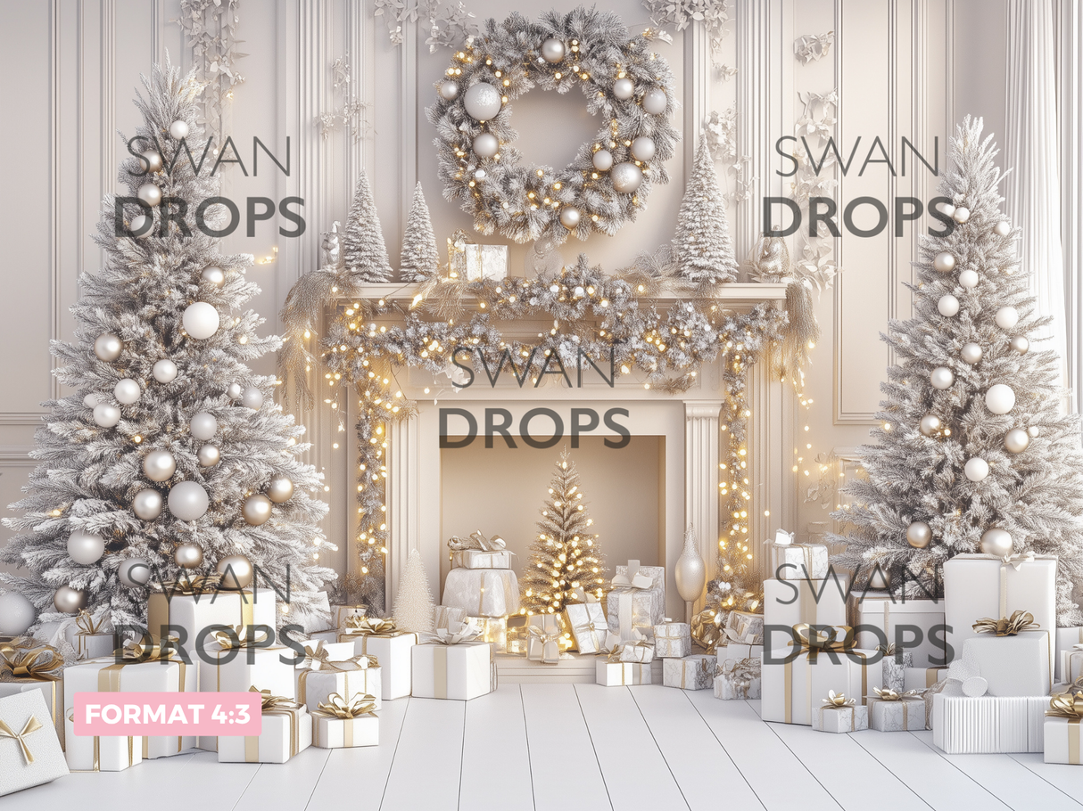 Fond photo Éclats d’hiver Swan Drops