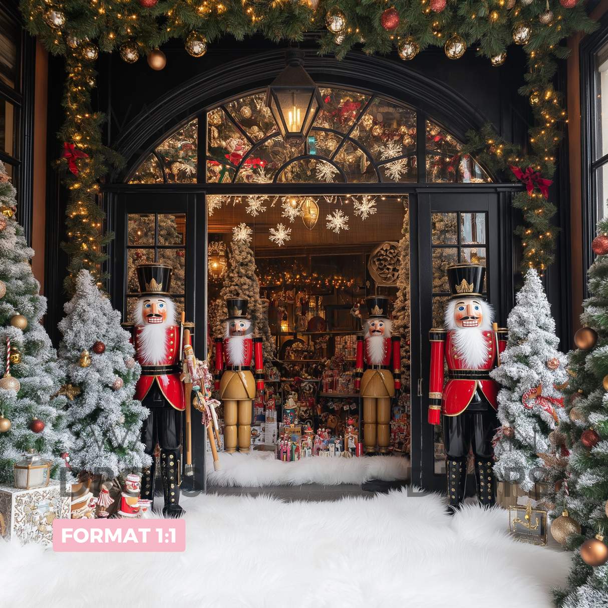 Fond photo Palais des casse-noisettes Swan Drops