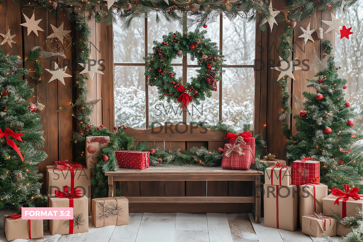 Fond photo Cabane aux étoiles Swan Drops